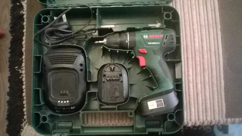 Bosch Drill combi cordless 18v psb 1800 Ll-2 and Bosch radio