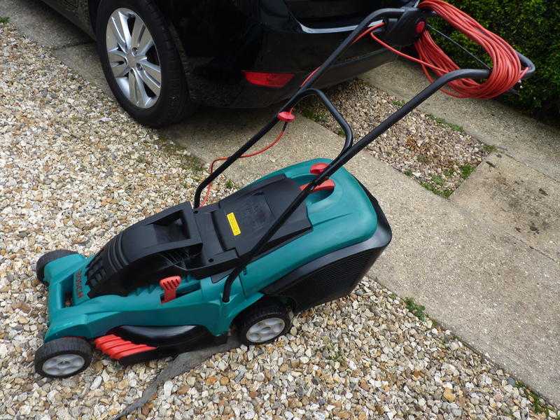 bosch electric lawnmower