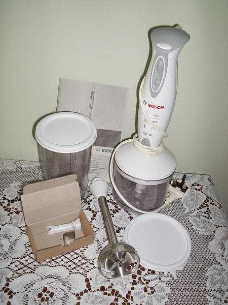 Bosch Hand Blender with Jug amp Mini Chopper