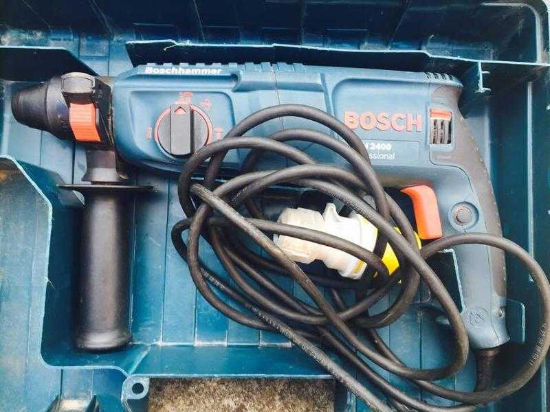 BOSH-GBH2400-110V Hammer Drill 110V Extension Lead Used a few times.