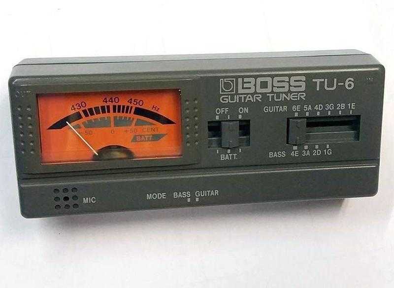 Boss TU-6 GuitarBass Tuner