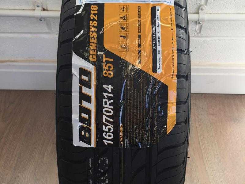 Boto Tyres 165 70 14 - Brand New (Fitting Service Available) 35 FULLY FITTED