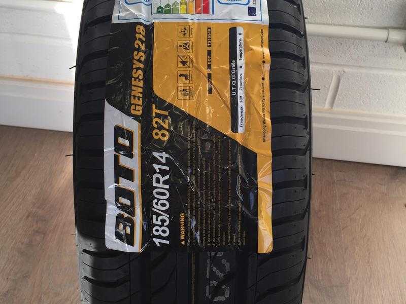 Boto Tyres 185 60 14 - Brand New (Fitting Service Available) 36 FULLY FITTED