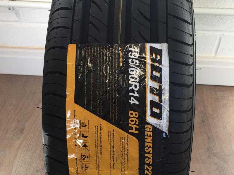 Boto Tyres 195 60 14 - Brand New (Fitting Service Available) 37 FULLY FITTED