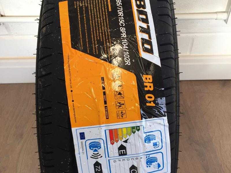 Boto Tyres 195 70 15 8PR 104102R BR01 - Brand New (Fitting Service Available) 48 FITTED