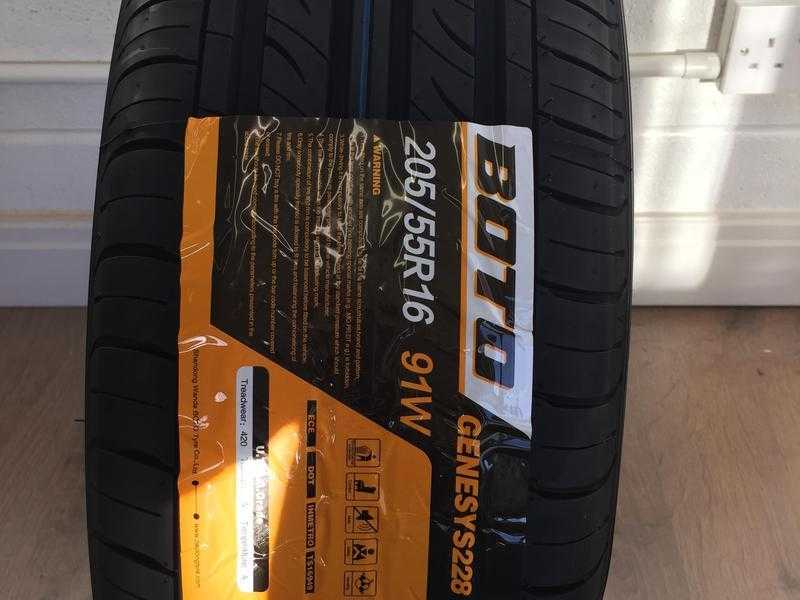 Boto Tyres 205 55 16 - Brand New (Fitting Service Available) 38 FULLY FITTED