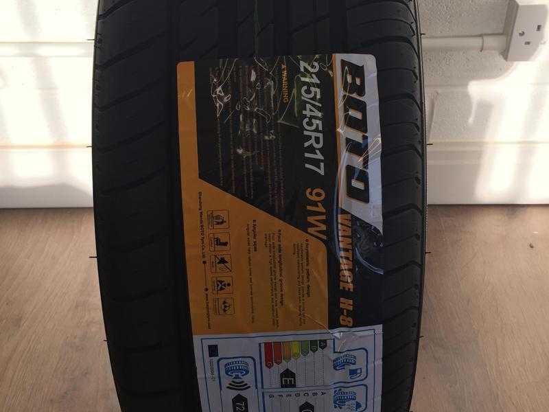 Boto Tyres 215 45 17 - Brand New (Fitting Service Available) 45 FULLY FITTED