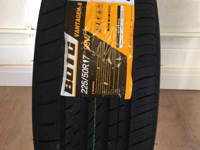 Boto Tyres 225 50 17 - Brand New (Fitting Service Available) 51 FULLY FITTED