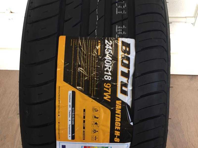 Boto Tyres 245 40 18 - Brand New (Fitting Service Available) 50 FULLY FITTED