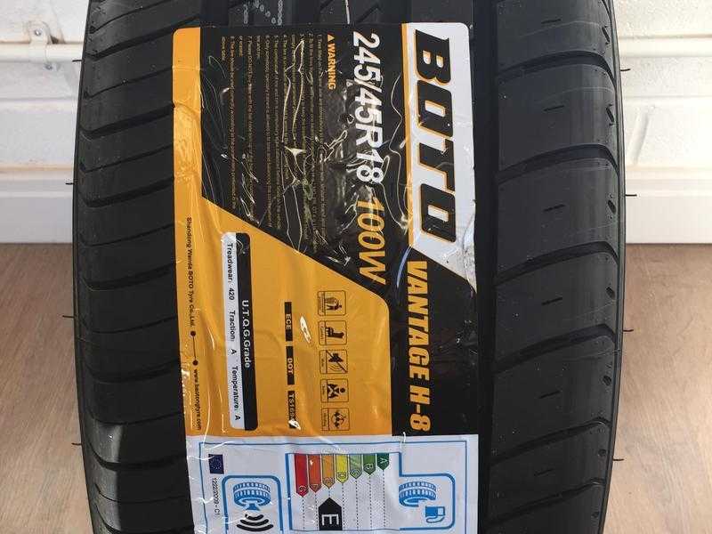 Boto Tyres 245 45 18 - Brand New (Fitting Service Available) 50 FULLY FITTED