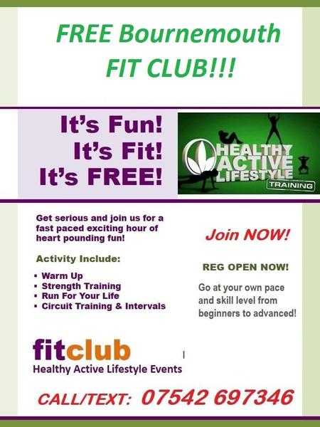 Bournemouth Fit Club (Free)