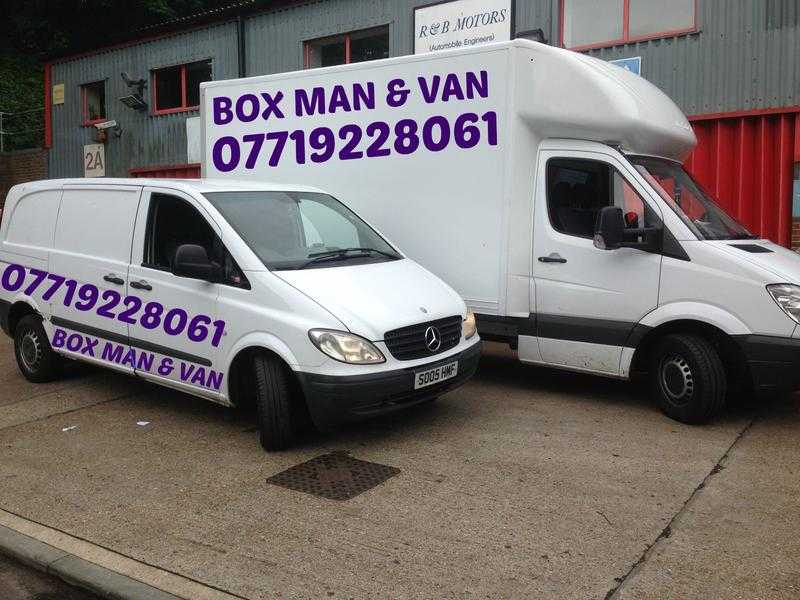 BOX MAN AND VAN (House Flat Office Removals)(Short notice)