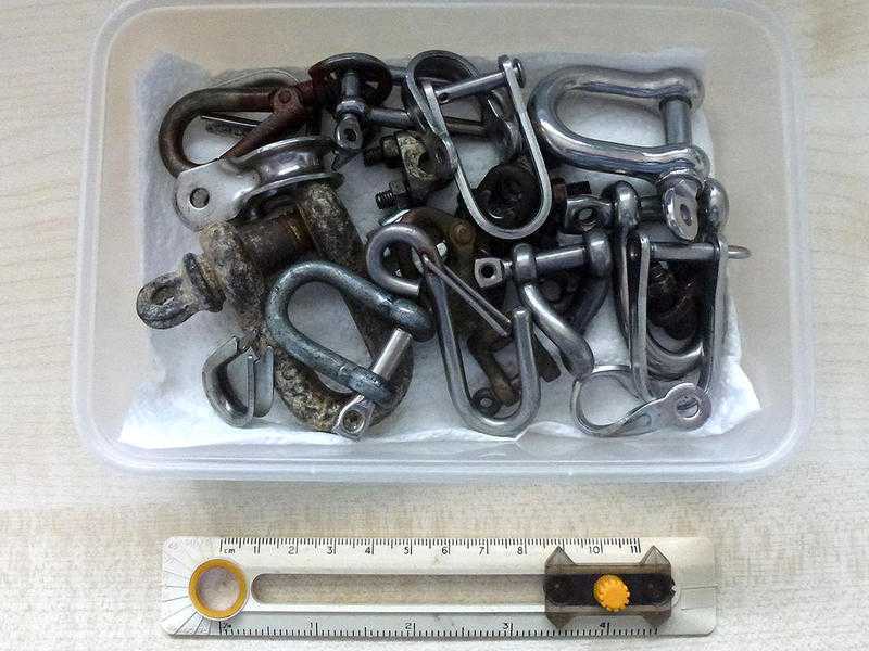 Box of shackles amp other fixings