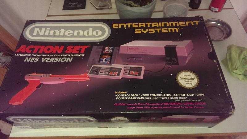 Boxed Nintendo Nes Action Set