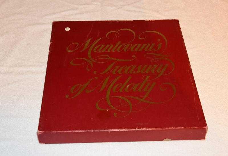 Boxed set of 7 LP records  Mantovanis treasury of melody