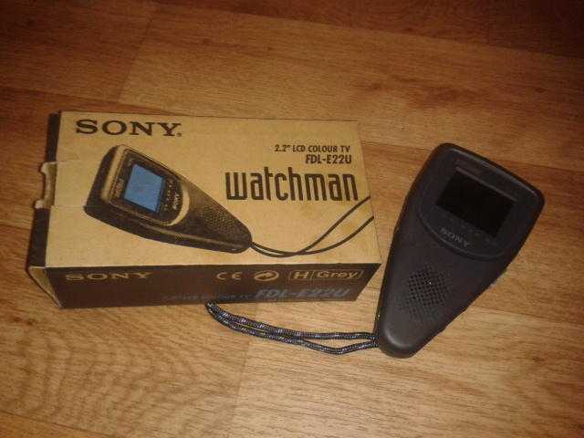 Boxed sony watchman 2.2in t.v