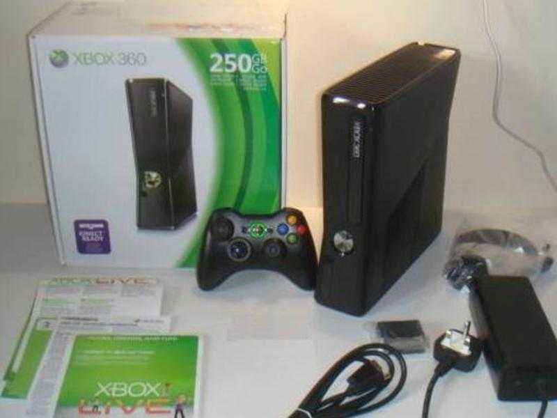 Boxed Xbox 360 250gb