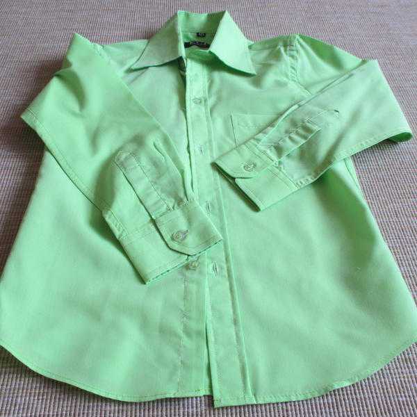 Boys Lime Green Smart Shirt