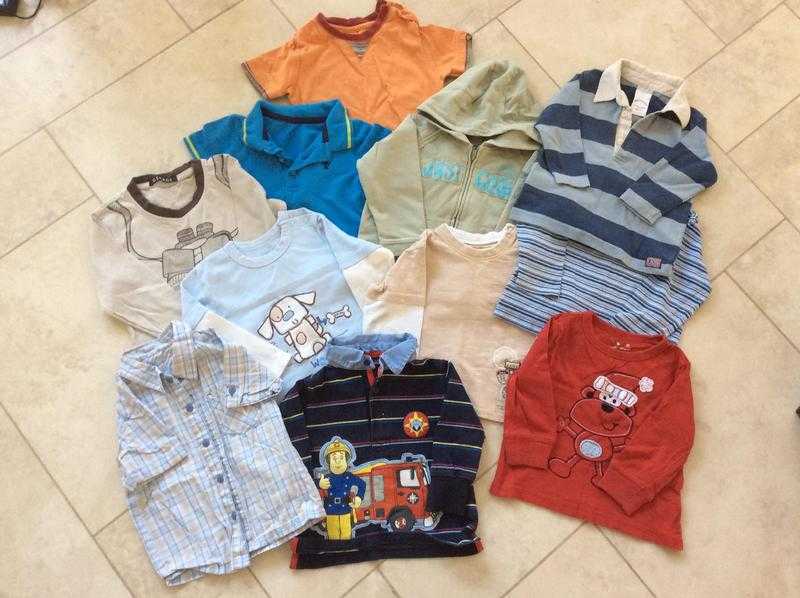 Boys039 12-18 month tops bundle. 11 items.