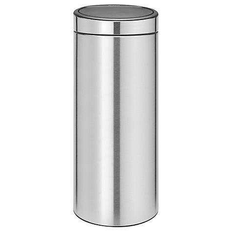 Brabantia Touch Bin, 30L,Matt Steel