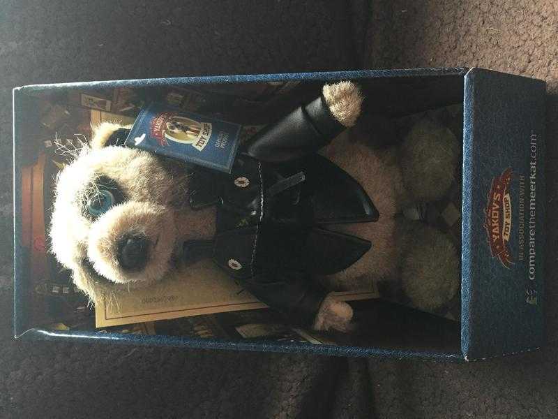 Bran new in box quotAgent Vassilyquot meerkat - complete with authentication certificate