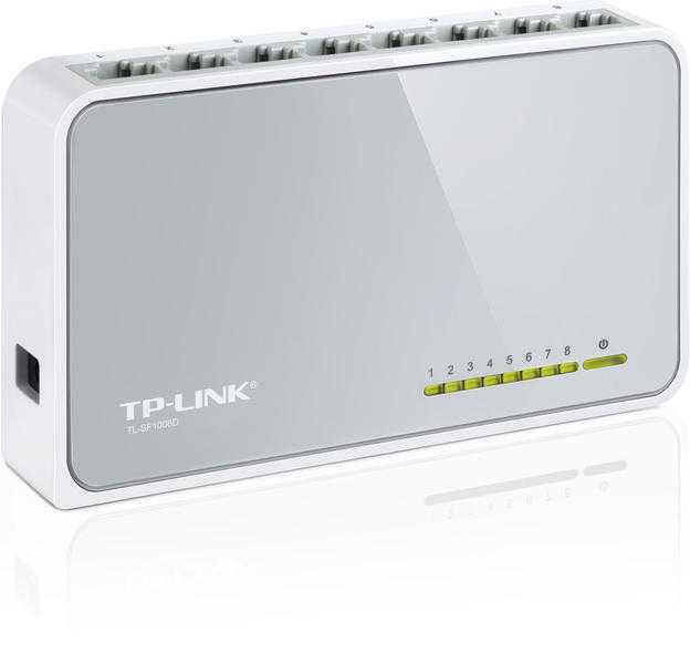 BRAND NEW - 2x TP-Link 8 Port 10100 Desktop Switch (TL-SF1008D)