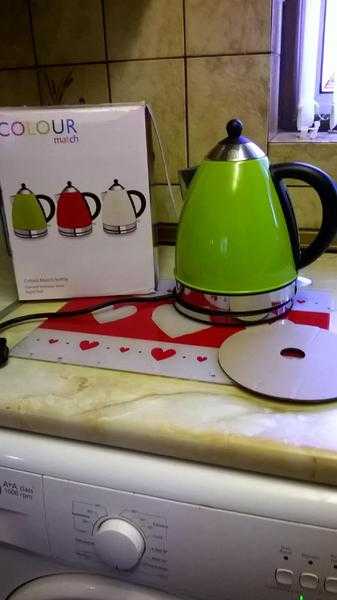 Brand New Apple Green Kettle.