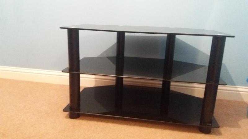 Brand new black 3 tier modern TV stand for sale