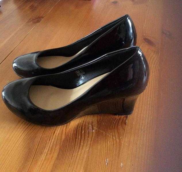 Brand new black shoes