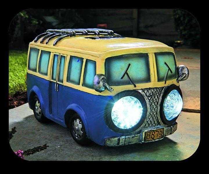 Brand new Camper Van Solar light ornament