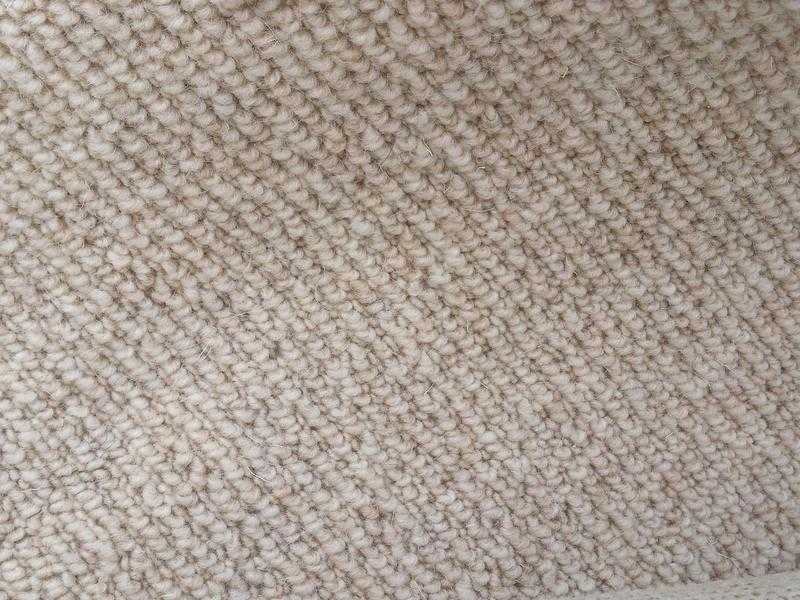 Brand new Carpet 5050 wool mix loop pile lt beige