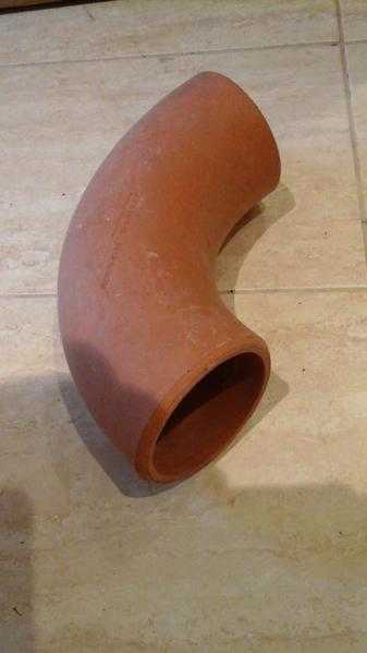 Brand New Clay Underground Pipe Fittings  90