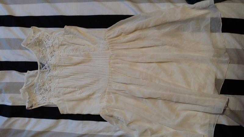 Brand new cream lipsy London dress size 10