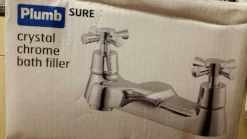 Brand New Crystal Chrome Bath Filler