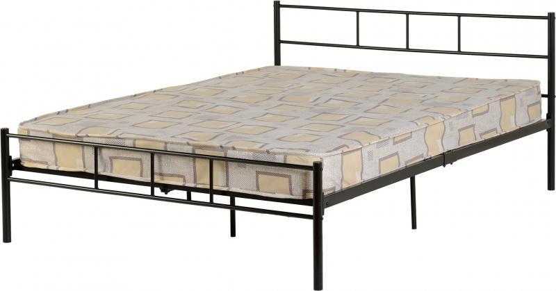 BRAND NEW DEVON METAL BED FRAME WITH BUDGET MATTRESS