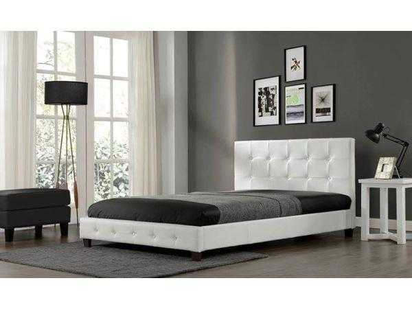 Brand new Diamant Single  Double  King Bed Frame In White or Black Delivery available BEDS4YOU