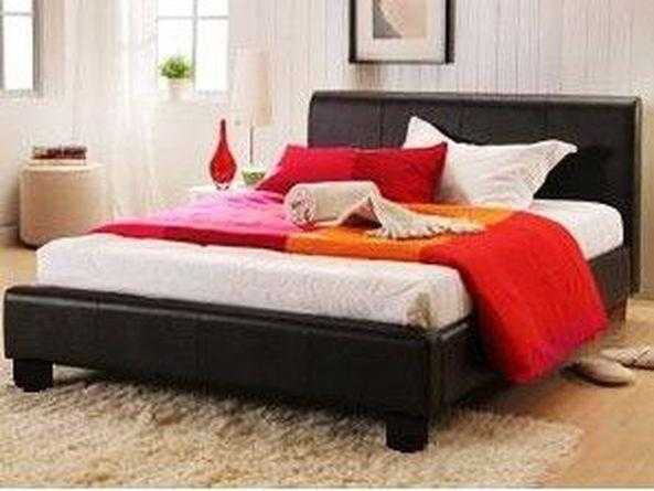 BRAND NEW DOUBLE LEATHER BED FRAMES ON SALE