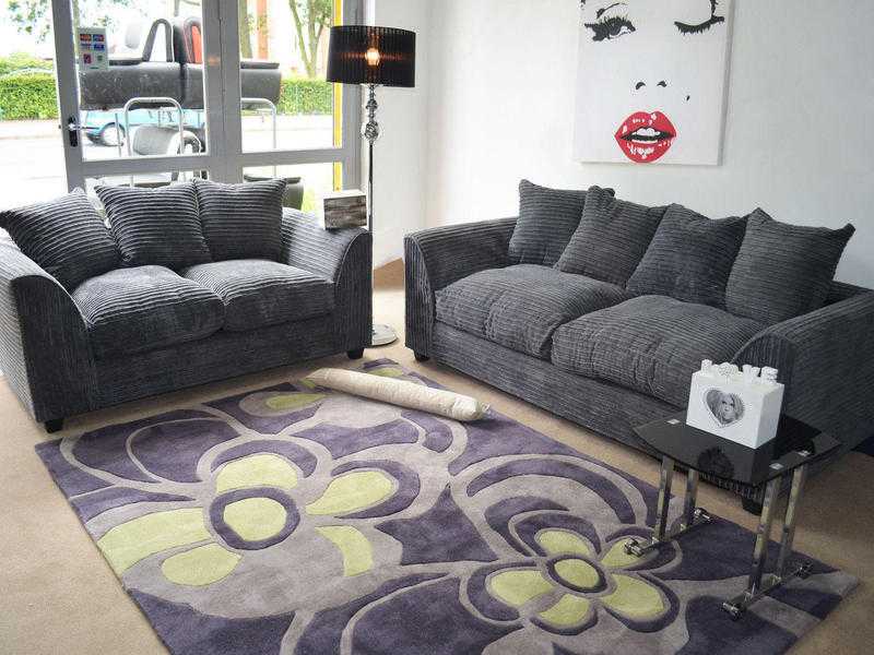 BRAND NEW DYLAN 3  2 JUMBO CORD SOFA - AVAILABLE IN 9 DIFFERENT COLOURS