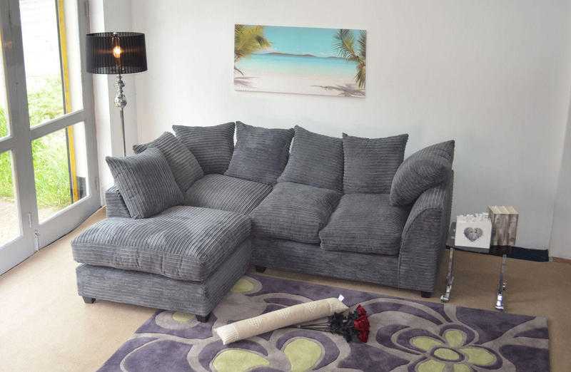 BRAND NEW DYLAN CORNER JUMBO CORD SOFA - AVAILABLE IN 9 DIFFERENT COLOURS