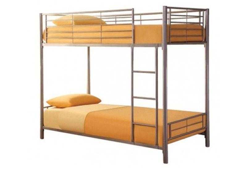 Brand new High Quality Apollo Single Bunk Bed SILVERWHITE Delivery available BEDS4YOU