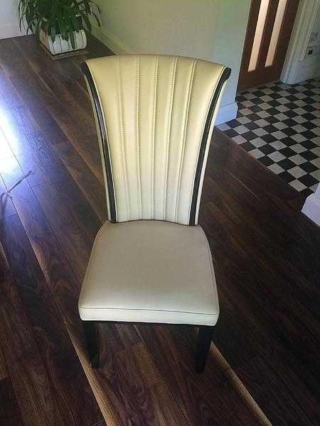 BRAND NEW high-quality faux leather dining chairs