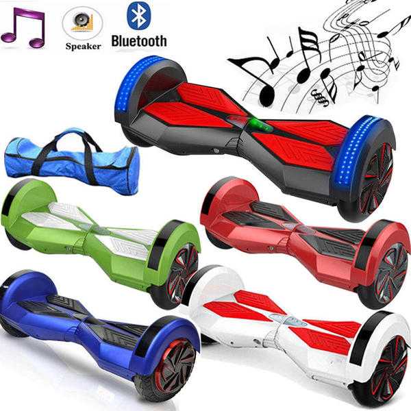 Brand New Hot segway smart board lamborghini style 8inch wheels bluetooth speakers led flash remote