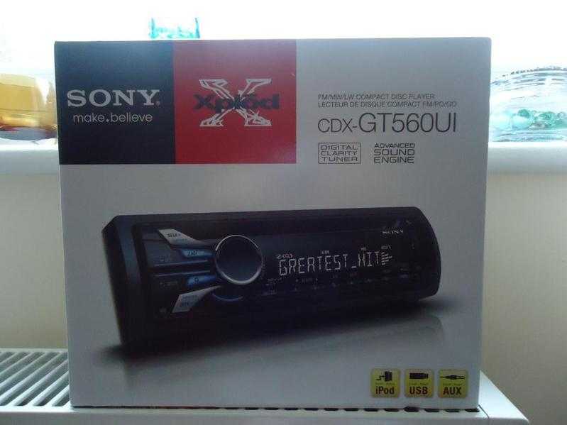 BRAND NEW IN BOX SONY COMPACT DISC PLAYER FOR CAR