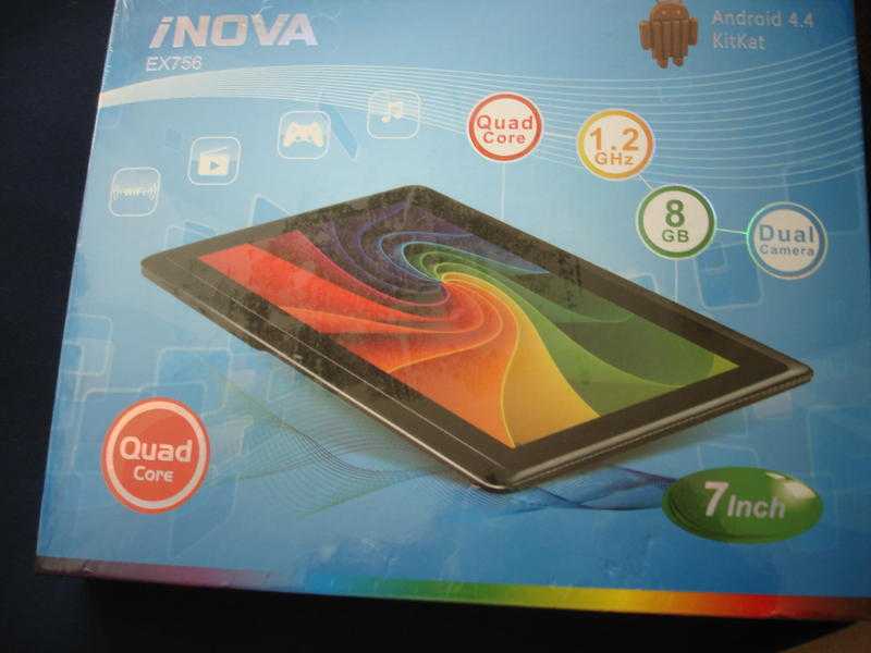 Brand new Inova ex756 tablet