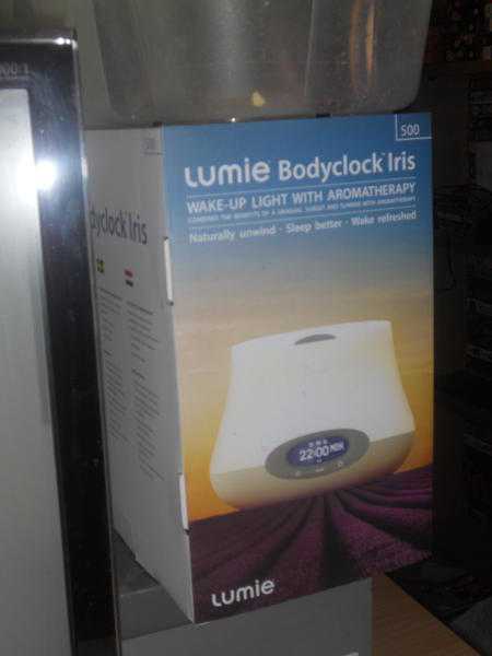 BRAND NEW Lumie Bodyclock Iris 500 Wake-Up Light with Aromatherapy