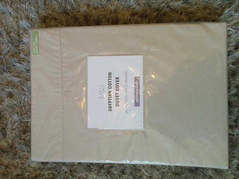 Brand New Marks amp Spencer King Size 400 Thread Count Duvet Cover