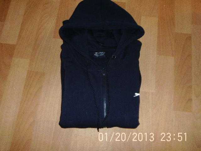 brand new mens dark blue slazenger hoody.