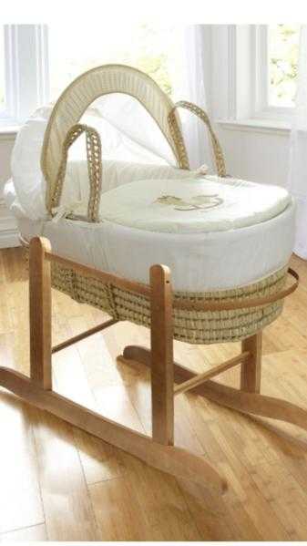 BRAND NEW MOSES BASKET AND STAND