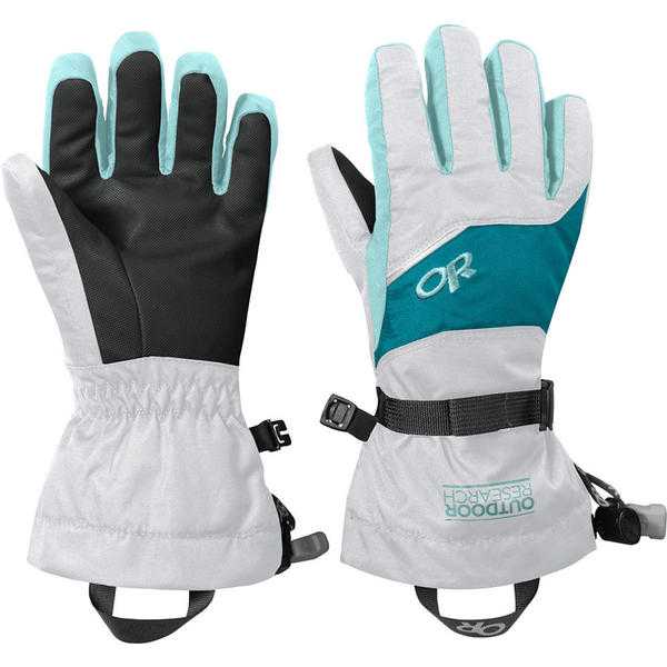 BRAND NEW OUTDOOR RESEARCH ADRENALINE GLOVES WHITEALPINE LAKE (LARGE)