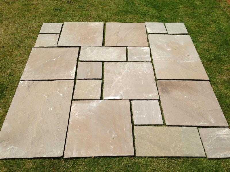 Brand new patio slabs